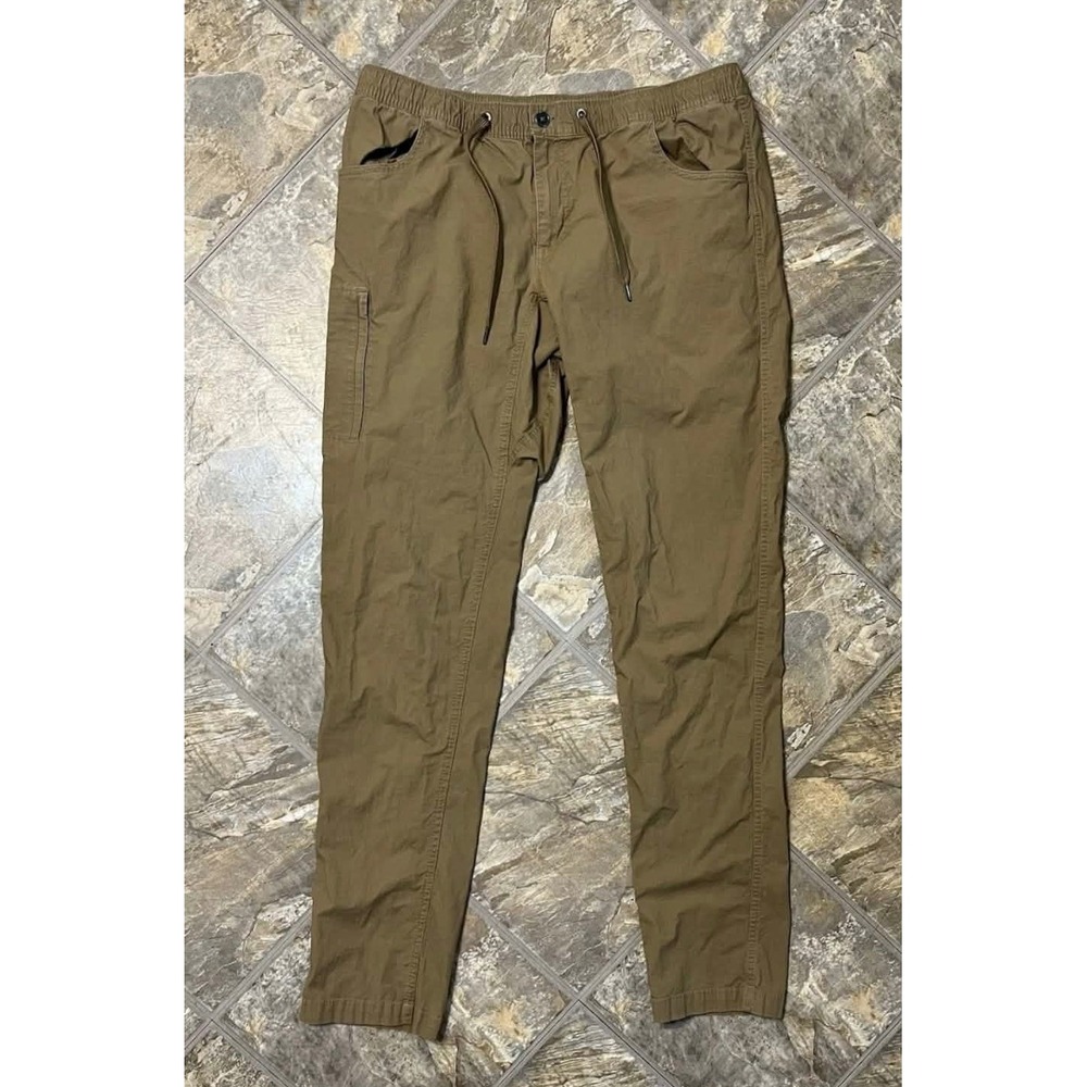 BYLT Premium Basics Everyday Pant Mens XXL Khaki Fawn Ripstop Utility
